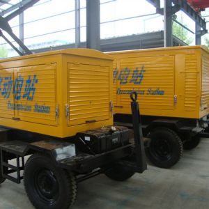 30KW移動式柴油發(fā)電機組